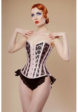 Victorian Lace Crop Overbust Corset