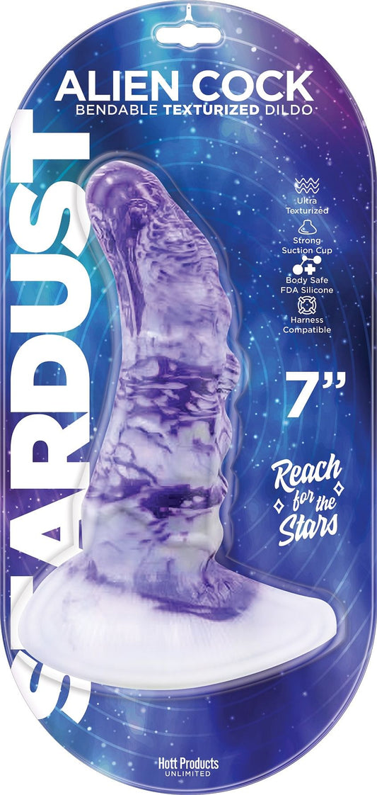 Stardust - Alien Cock - Bendable Texturized Dildo Texturized Dildo - 7 Inch