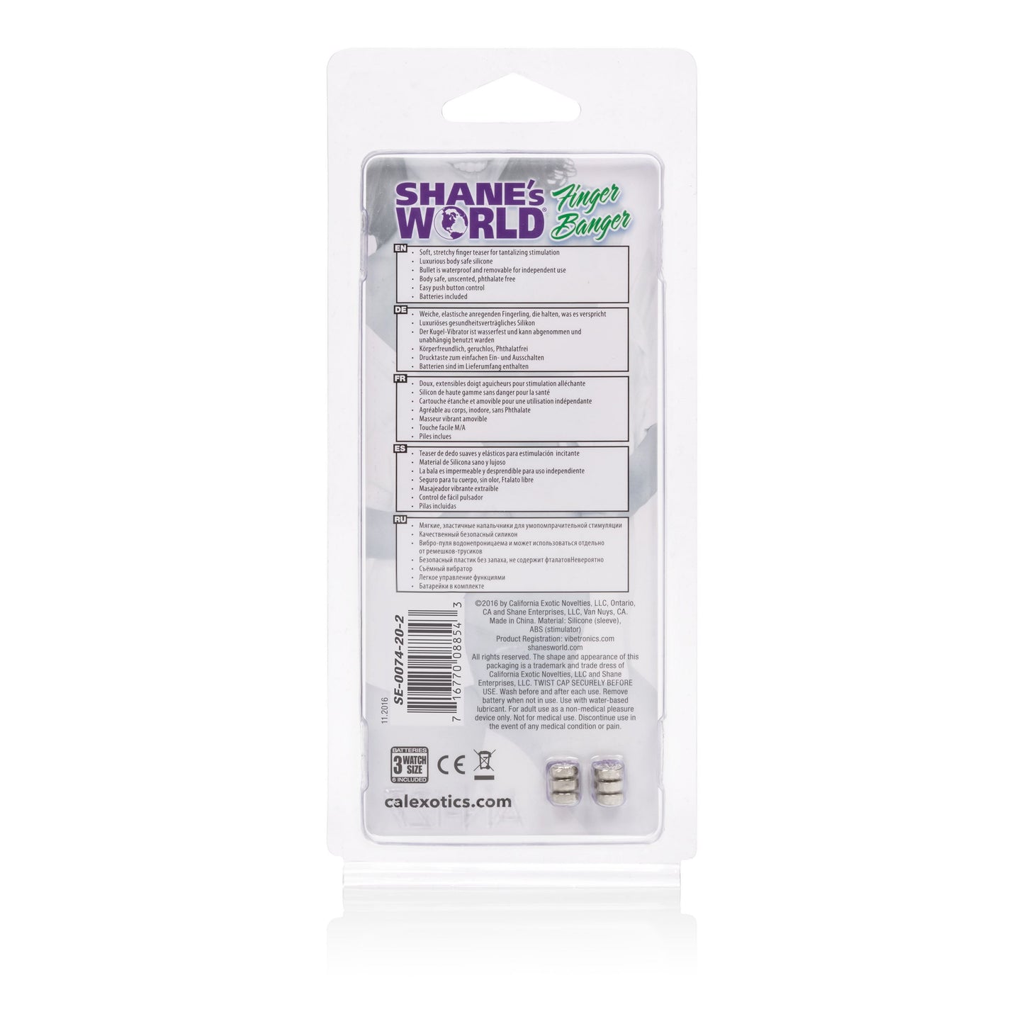 Shane's World Finger Banger Rechargeable Purple